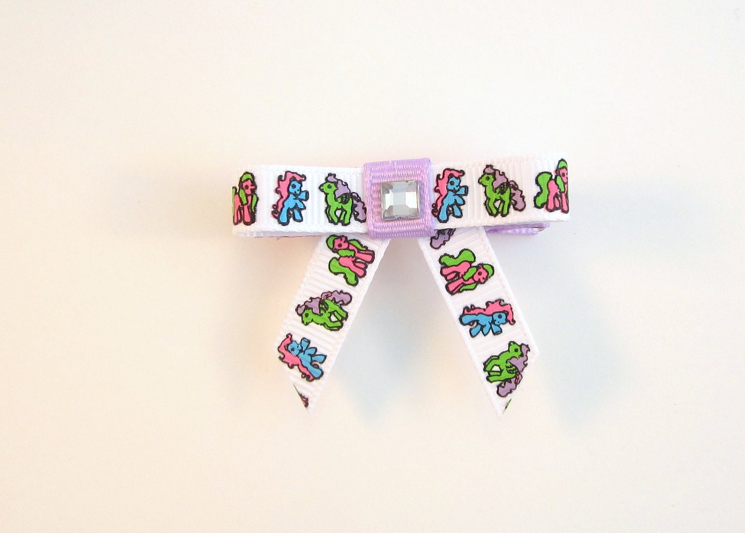 Pony Bun Bow Saddleseat Horse Show Hair Bow Purple