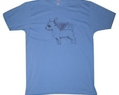 Flying Chihuahua Mens T-Shirt S, M, L, XL in 9 Colors