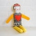 Organic Cotton and Wool Doll: Queen of Hearts