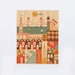 UNFRAMED 8x10 San Francisco city Print on Wood