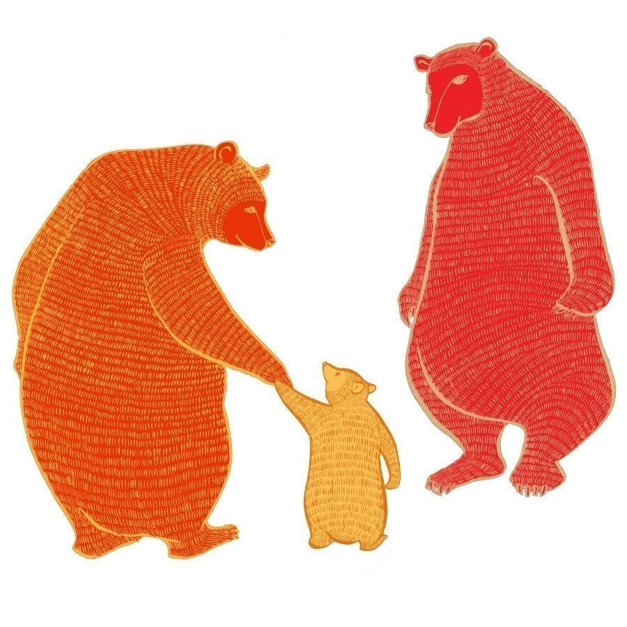 Magic Moss Bears-Limited Edition Print