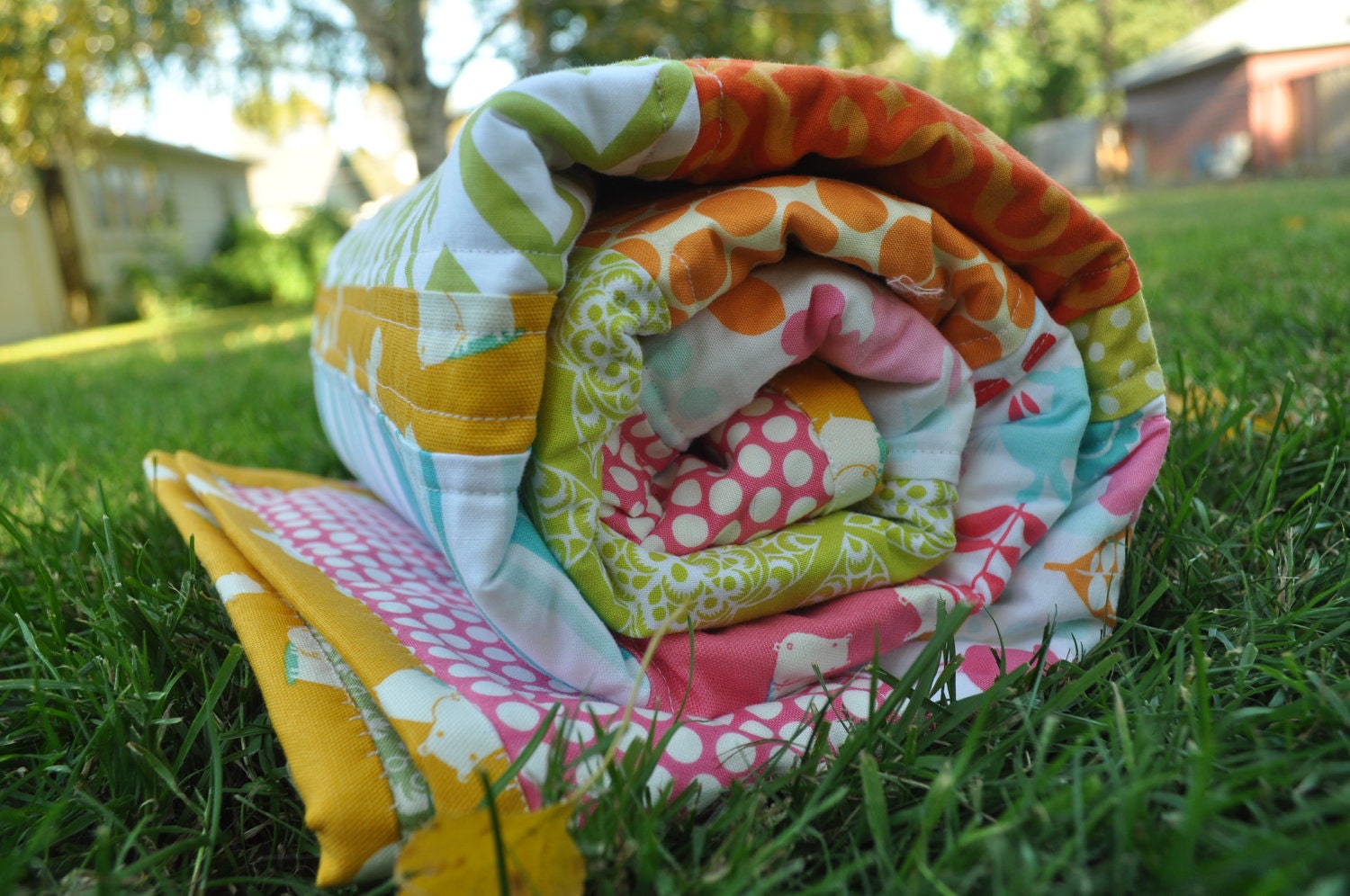 Owl strip quilt