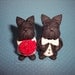 Large 3 inch Scottie Scottish Terrier Wedding Cake Topper