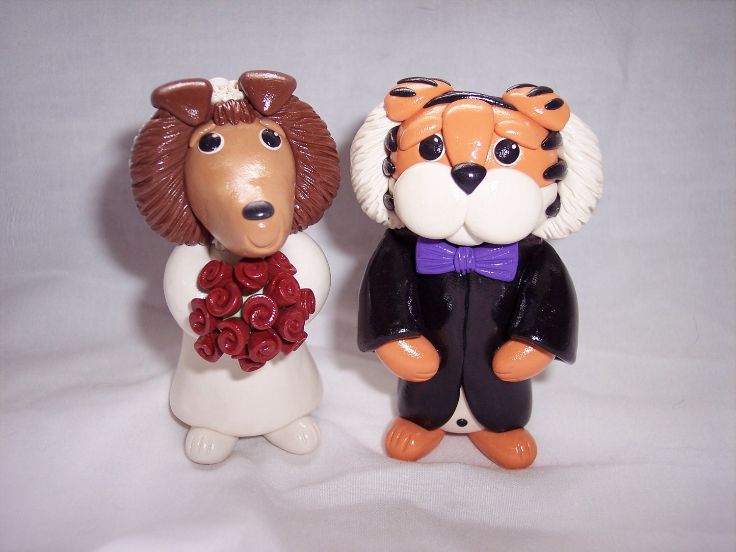 Clemson Wedding Cake Topper