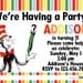 Custom Printable Dr Seuss Thing 1 & Thing 2 Birthday Party Invitation