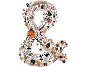Letterpress print - Ampersand