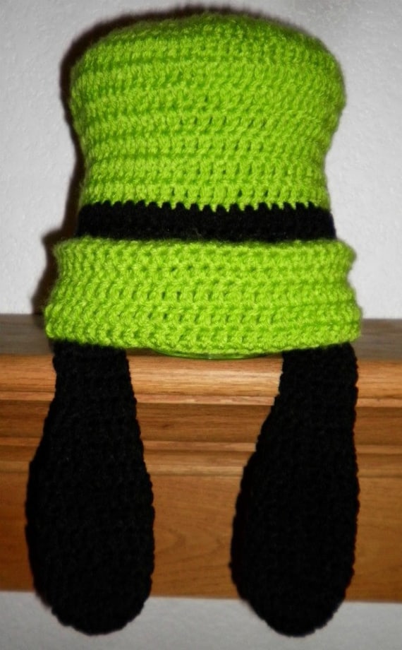 Custom crochet Goofy hat with ears photo prop by