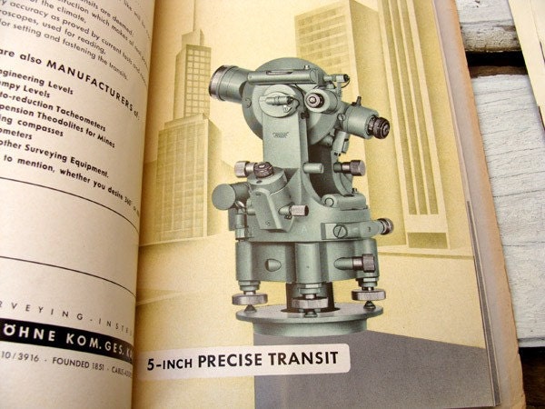 Catalog Fennel Surveying Instruments 1954