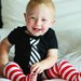 KOOL KID TIE -2pc Onesie and Kool Kid Leg warmer set for Children, Babies, Toddlers, Girs, Boys - you choose size/sleeve length