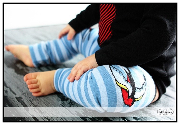 SPARROW Stripes - KOOL KID Arm / Leg Warmers for Baby, Toddler, Child, Tween Boy or Girl - Fun and Functional Fashion