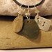 Love Michigan Green Great Lakes Beach Glass Sterling Silver Necklace