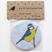 Blue tit pocket mirror