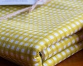 Organic Baby Blanket in Grass Gingham