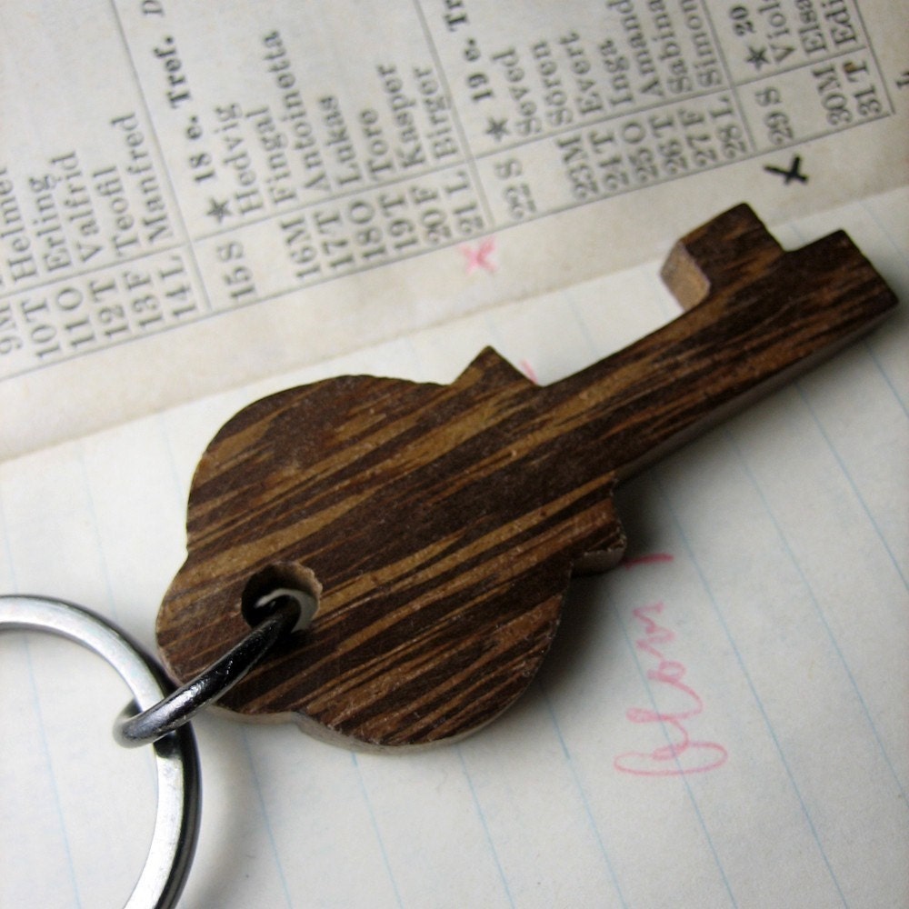 Wooden Key Ring