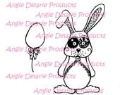 Easter Bunny Love Digi Stamp