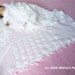 Baby Shawl Crochet Pattern Blanket DIGITAL DOWNLOAD 106