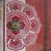 Red No 3 - Original Mixed Media Collage Art