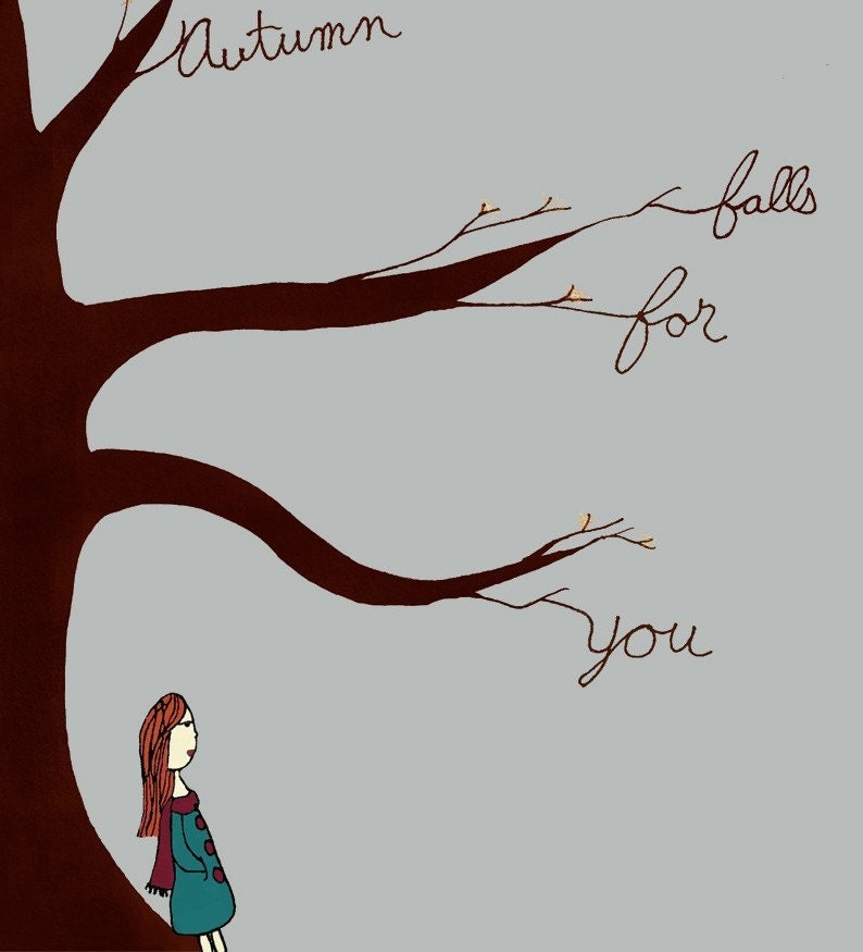 Autumn Falls for You Print