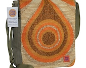 Benthe - messenger bag customized with original vintage fabric. - EllaOsix