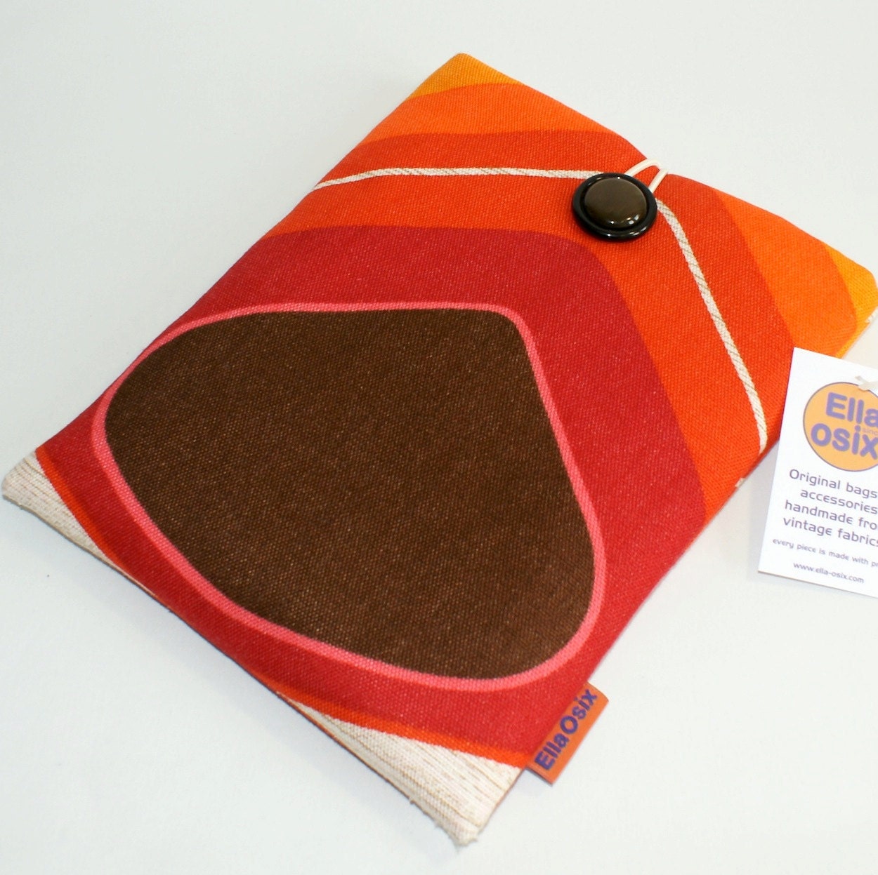 IPad sleeve made from original vintage fabric.