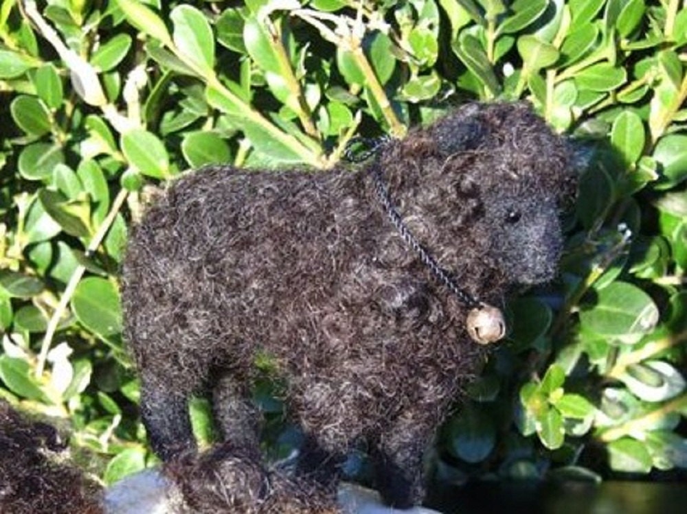 DIY Needle Felting Kit / baa baa black sheep / poseable / Learn to needle felt / Needlecraft Tutorial