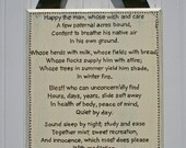 LARGE Custom Quote  Song  Poem or Anything 20 to 25 lines