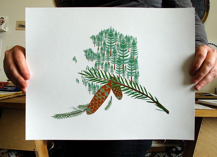 Alaska print 11x14