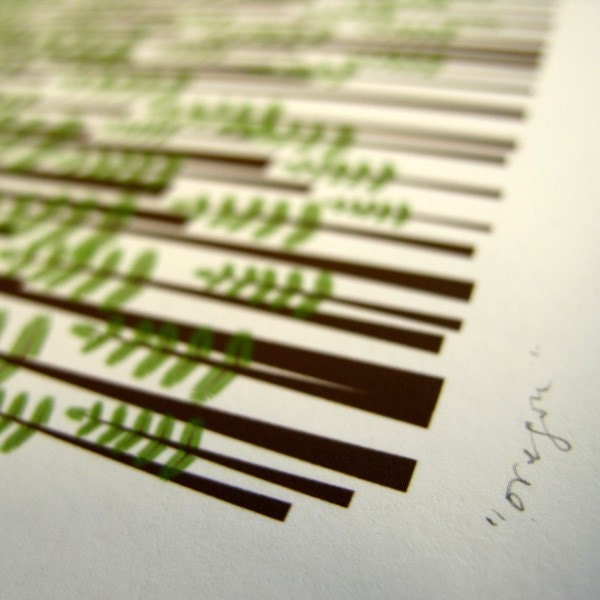 OREGON state print - second run
