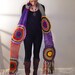 Multicolor Crocheted Circle Scarf
