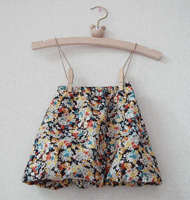 PDF e pattern - Balloon skirt for Kids - Size 1Y  -