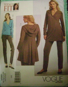 Vogue Misses Sandra Betzina Tunic/Pants Sz 32-55 V1061 Uncut