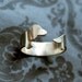Argentium Silver Long haired Dachshund Dog Ring