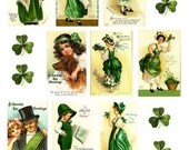 St Patricks Day Digital Collage Sheet No.136