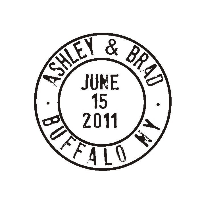 cancelled postage stamps custom rubber stamp 3x3 --