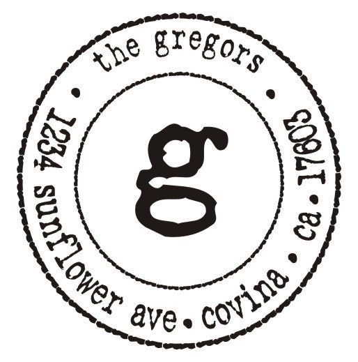 Typewriter font rubber stamp -  custom return address rubber stamp with a vintage look --2481