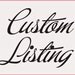 Rubber stamp with custom (Wanda)