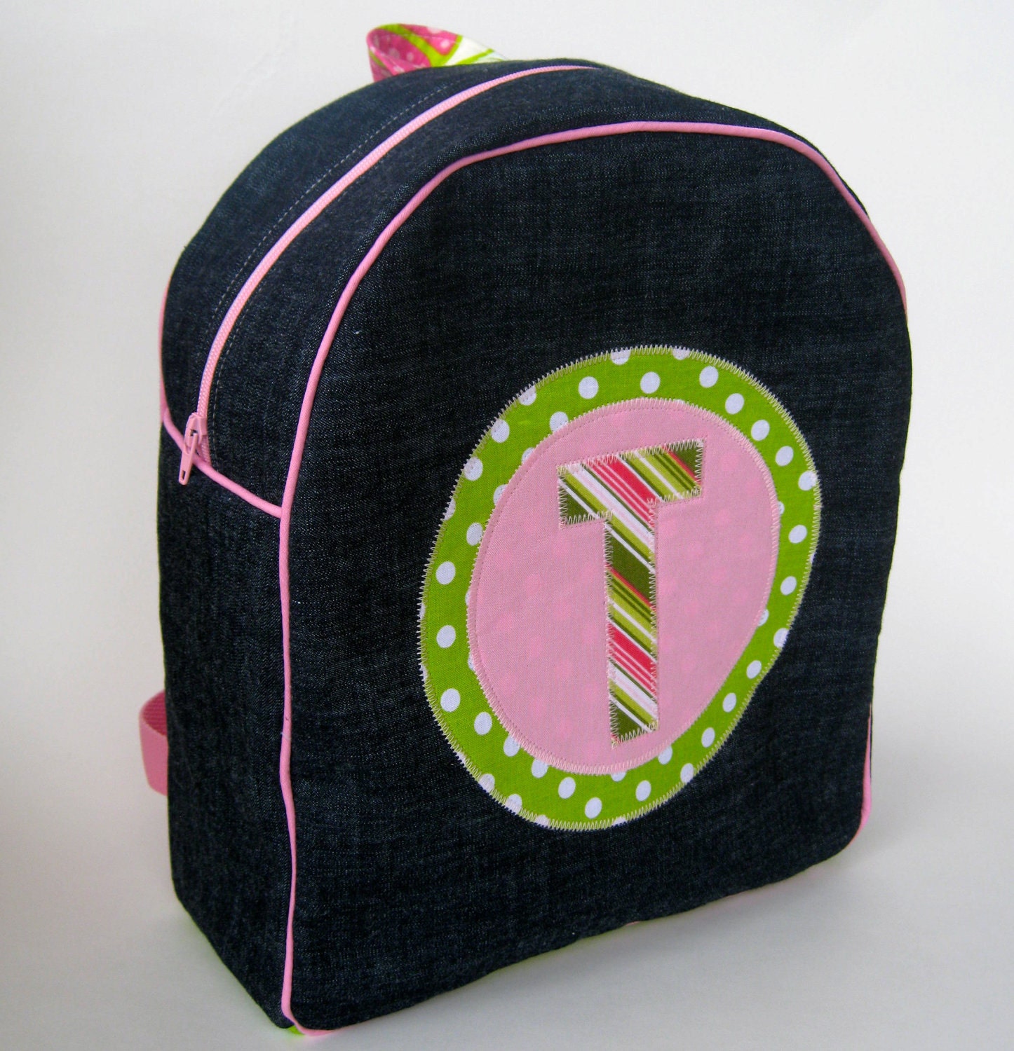 Denim Backpack- Personalized