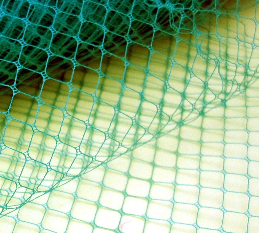Kelly Green - French Veiling - Netting