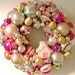 Vintage Christmas Ornaments Wreath Cottage