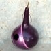 Painted Gourd Birdhouse Purple Nest Box Contemporary Lavender Pearl Pink Stripes