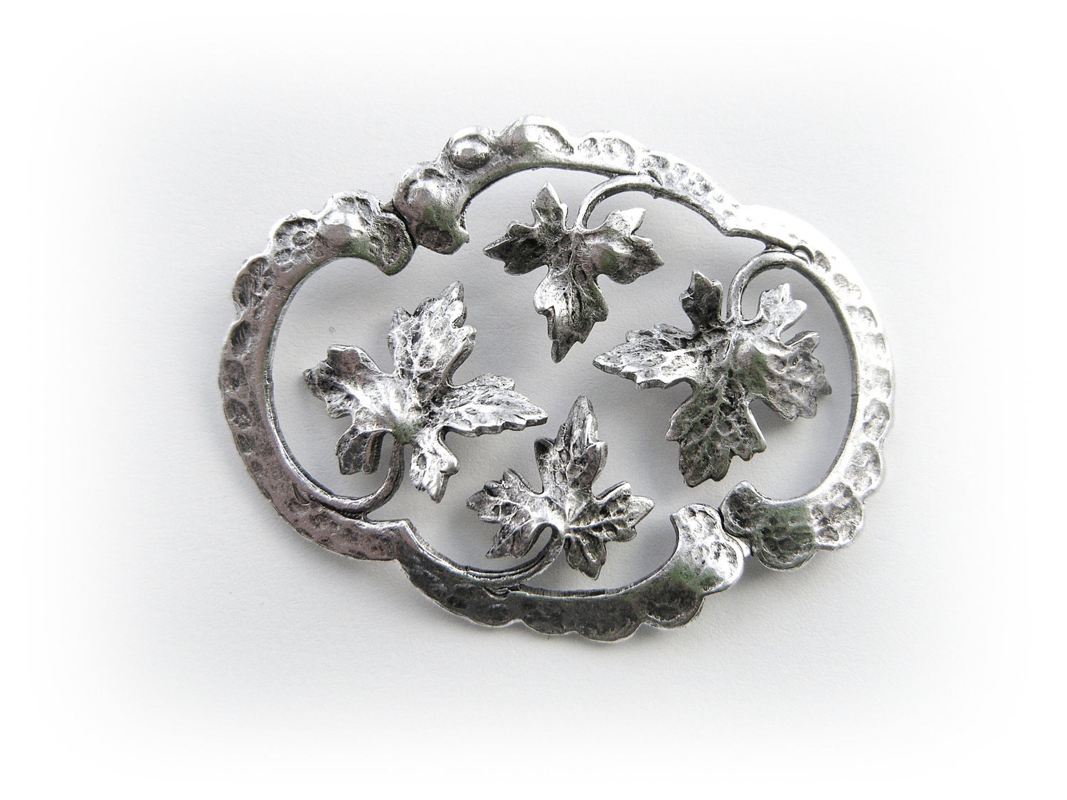 1 - AUTUMN LEAVES Silver Ox Brass Charms and Jewelry Findings (C-14)