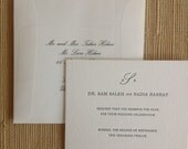 Square  Save the Date - Set of 50 flat printed