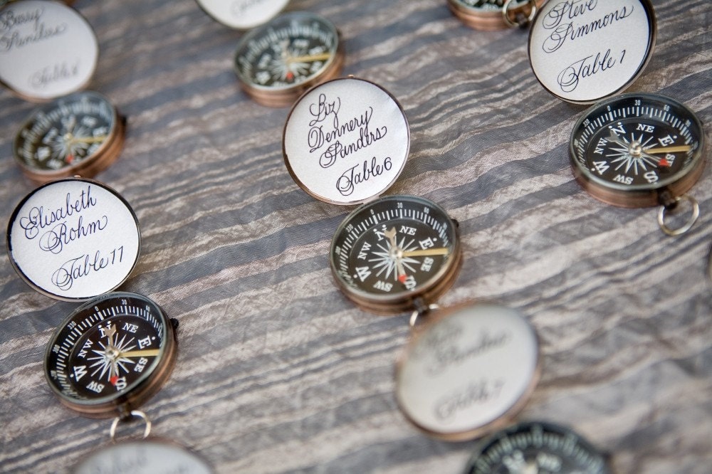 Compass Place Cards