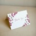 Red Scroll Thank You Card - set of 15