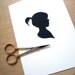 Personalzed Silhouette Portrait Papercutting