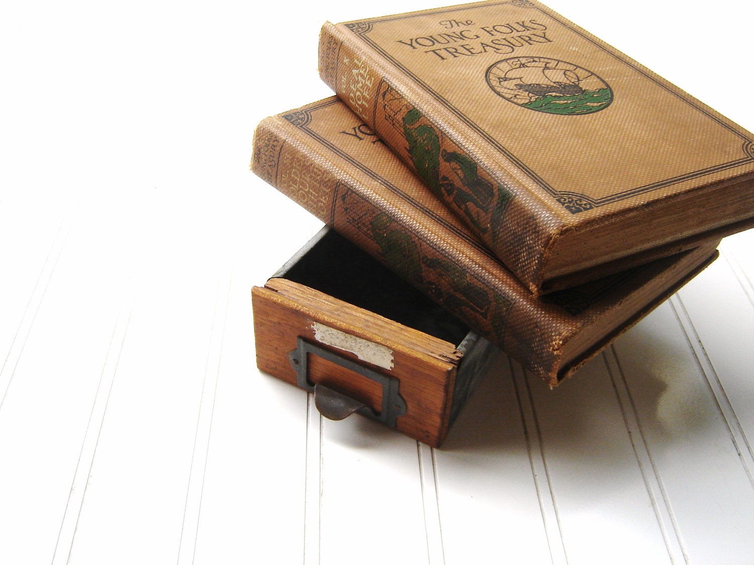 Vintage 1920's Young Folks Treasury Library Books Set