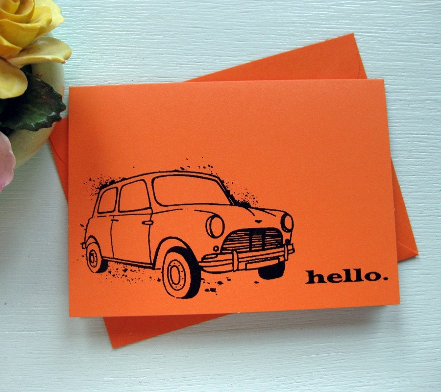 Hello, Mini.  Mini Cooper Card
