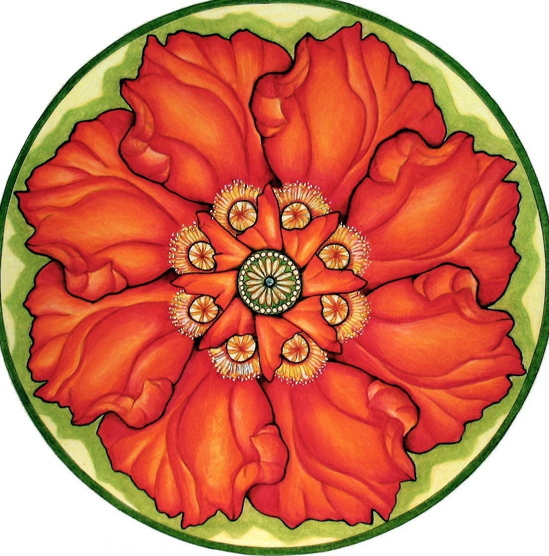 Poppy Mandala