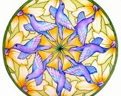 Hummingbird Mandala