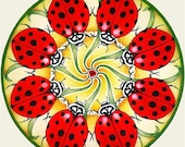 Ladybug Mandala